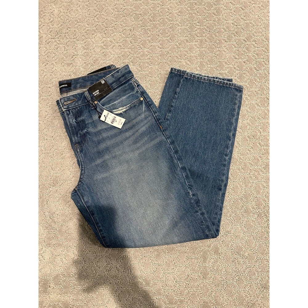 NWT Express Boyfriend Low Rise Sz 6